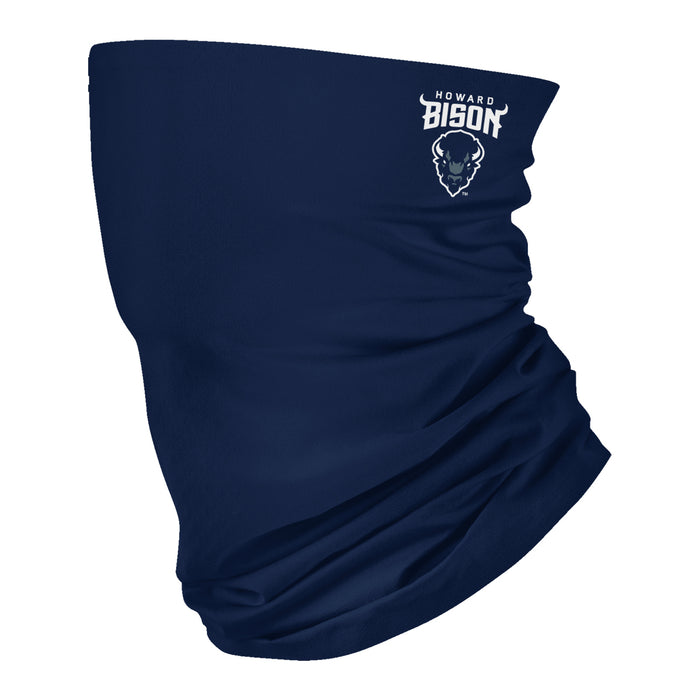 Howard University Bison Vive La Fete Navy Game Day Collegiate Logo Face Cover Soft  Four Way Stretch Neck Gaiter - Vive La Fête - Online Apparel Store