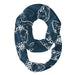 Howard Bison Vive La Fete Repeat Logo Game Day Collegiate Women Light Weight Ultra Soft Infinity Scarf
