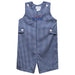 Howard University Bison Embroidered Navy Gingham Boys Jon Jon