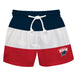 Howard Bison Vive La Fete Blue White Red Stripes Swimtrunks V1