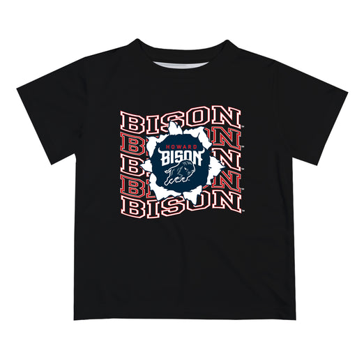 Howard University Bison Vive La Fete Black Art V1 Short Sleeve Tee Shirt