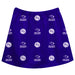 High Point University Panthers Skirt Purple All Over Logo - Vive La Fête - Online Apparel Store