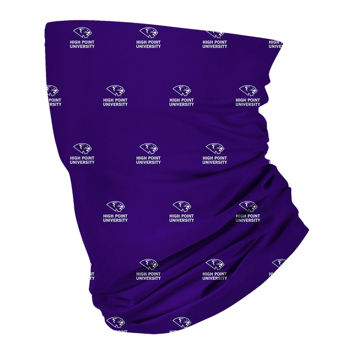High Point Panthers Vive La Fete All Over Logo Game Day  Collegiate Face Cover Soft 4-Way Stretch Two Ply Neck Gaiter - Vive La Fête - Online Apparel Store