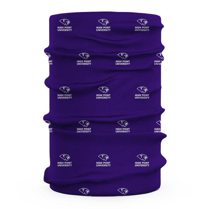 High Point Panthers Vive La Fete All Over Logo Game Day  Collegiate Face Cover Soft 4-Way Stretch Two Ply Neck Gaiter - Vive La Fête - Online Apparel Store