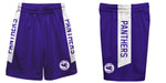 High Point Panthers HPU Vive La Fete Game Day Purple Stripes Boys Solid White Athletic Mesh Short - Vive La Fête - Online Apparel Store