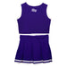 High Point University Panthers HPU Vive La Fete Game Day Purple Sleeveless Cheerleader Set - Vive La Fête - Online Apparel Store