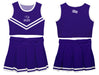 High Point University Panthers HPU Vive La Fete Game Day Purple Sleeveless Cheerleader Set - Vive La Fête - Online Apparel Store