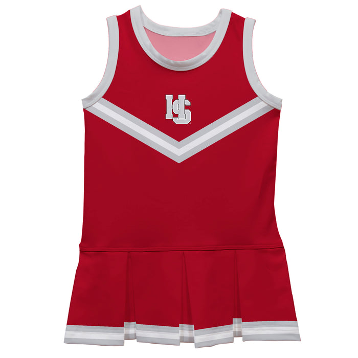 Hampden–Sydney Tigers Vive La Fete Game Day Maroon Sleeveless Cheerleader Dress