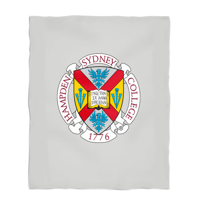 Hampden–Sydney Tigers Vive La Fete Kids Game Day Gray Plush Soft Minky Blanket 36 x 48 Mascot