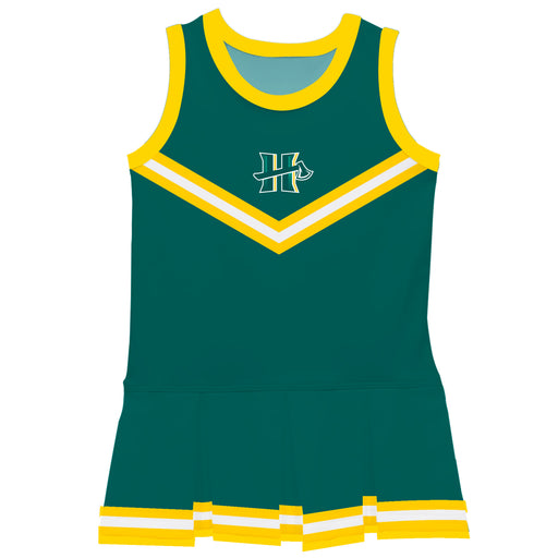 Cal Poly Humboldt Lumberjacks Vive La Fete Game Day Green Sleeveless Cheerleader Dress