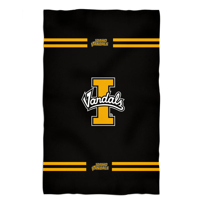 Idaho Vandals Vive La Fete Game Day Absorvent Premium Black Beach Bath Towel 51 x 32" Logo and Stripes" - Vive La Fête - Online Apparel Store
