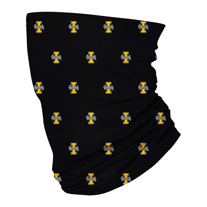 Idaho Vandals Vive La Fete All Over Logo Game Day Collegiate Face Cover Soft 4-Way Stretch Two Ply Neck Gaiter - Vive La Fête - Online Apparel Store