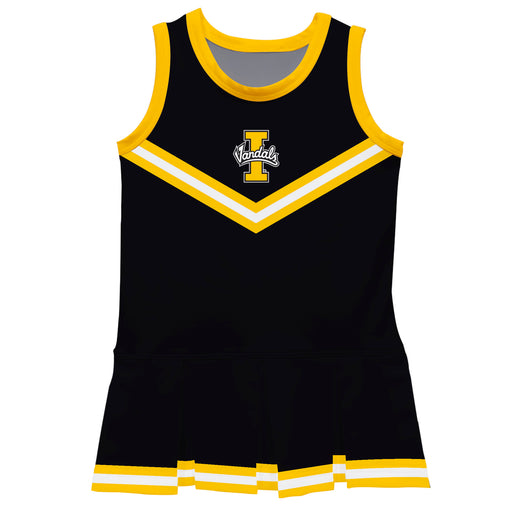 Idaho Vandals Vive La Fete Game Day Black Sleeveless Cheerleader Dress