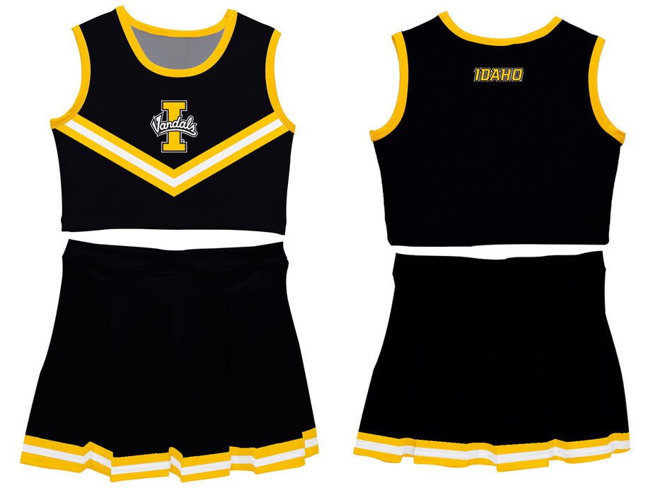 Idaho Vandals Vive La Fete Game Day Black Sleeveless Cheerleader Set - Vive La Fête - Online Apparel Store