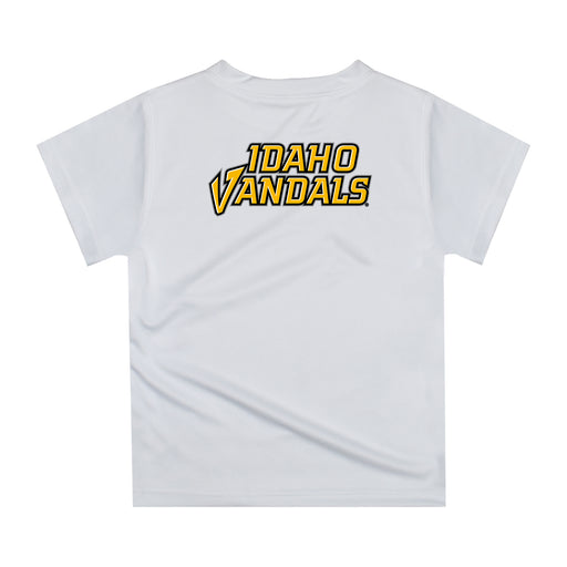 Idaho Vandals Original Dripping Football Helmet Gold T-Shirt by Vive La Fete - Vive La Fête - Online Apparel Store
