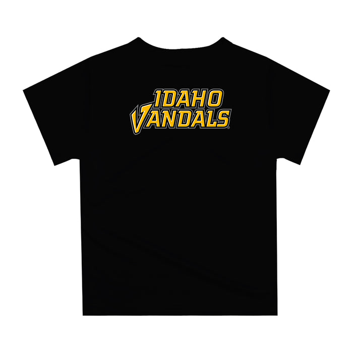 Idaho Vandals Original Dripping Football Helmet Gold T-Shirt by Vive La Fete - Vive La Fête - Online Apparel Store