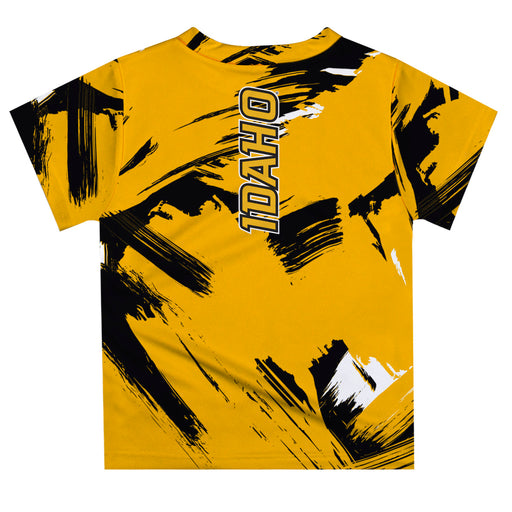 U of I Vandals Vive La Fete Boys Game Day Gold Short Sleeve Tee Paint Brush - Vive La Fête - Online Apparel Store