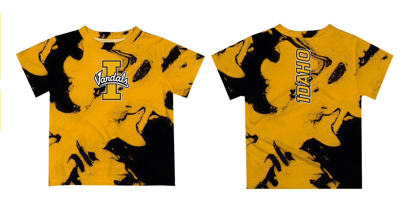 U of I Vandals Vive La Fete Marble Boys Game Day Gold Short Sleeve Tee - Vive La Fête - Online Apparel Store