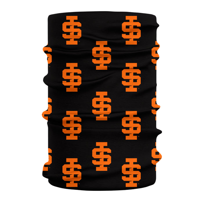 Idaho State University Bengals ISU Neck Gaiter Black All Over Logo - Vive La Fête - Online Apparel Store