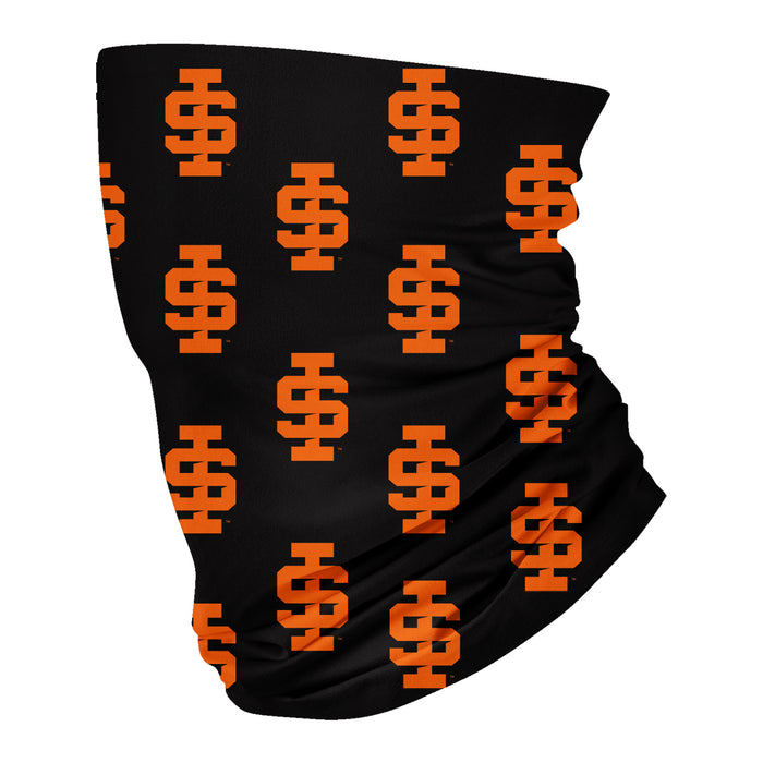 Idaho State University Bengals ISU Neck Gaiter Black All Over Logo - Vive La Fête - Online Apparel Store