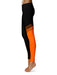 Idaho State Bengals ISU Vive la Fete Game Day Collegiate Leg Color Block Women Black Orange Yoga Leggings - Vive La Fête - Online Apparel Store