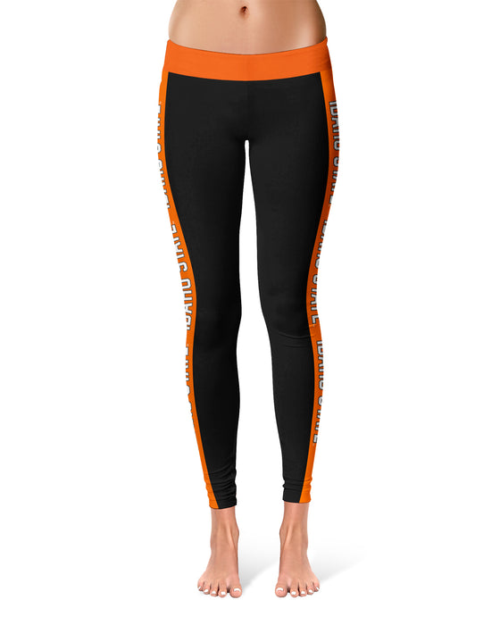 Idaho State University Bengals Orange Stripes Black Leggings — Vive La Fête  - Online Apparel Store