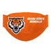 Idaho State University Bengals Face Mask Orange and Black Set of Three - Vive La Fête - Online Apparel Store