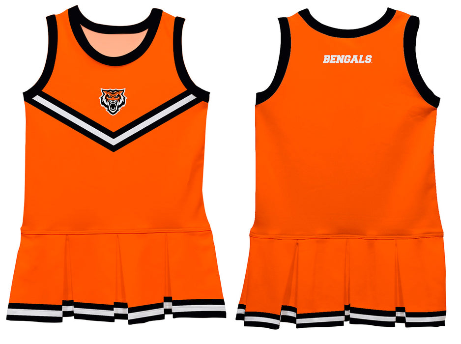 Idaho State Bengals ISU Vive La Fete Game Day Orange Sleeveless Cheerleader Dress - Vive La Fête - Online Apparel Store