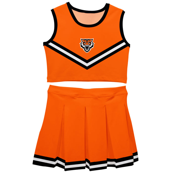 Idaho State Bengals ISU Vive La Fete Game Day Orange Sleeveless Cheerleader Set