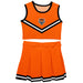 Idaho State Bengals ISU Vive La Fete Game Day Orange Sleeveless Cheerleader Set