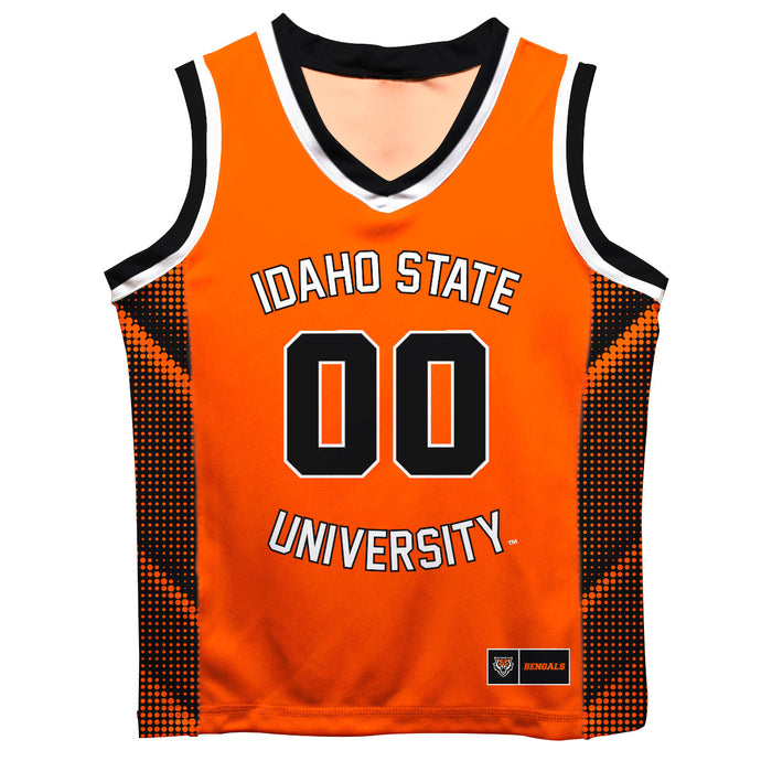 Idaho State University Bengals ISU Vive La Fete Game Day Orange Boys Fashion Basketball Top
