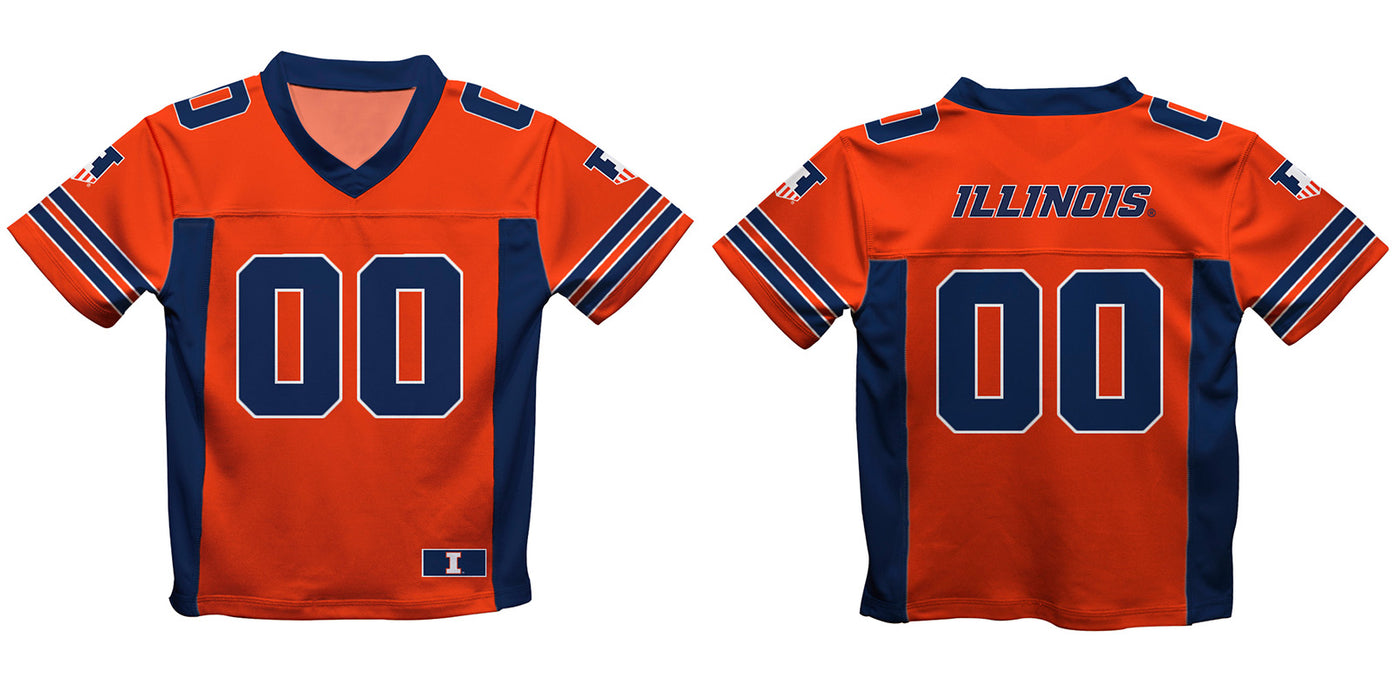 Illinois Fighting Illini Vive La Fete Game Day Orange Boys Fashion Football T-Shirt - Vive La Fête - Online Apparel Store