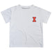Illinois Fighting Illini Hand Sketched Vive La Fete Impressions Artwork Boys White Short Sleeve Tee Shirt