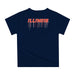 Illinois Fighting Illini Original Dripping Football HelmetT-Shirt by Vive La Fete - Vive La Fête - Online Apparel Store