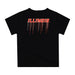 Illinois Fighting Illini Original Dripping Basketball Blue T-Shirt by Vive La Fete - Vive La Fête - Online Apparel Store