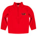 Illinois State Redbirds Vive La Fete Game Day Solid Red Quarter Zip Pullover Sleeves