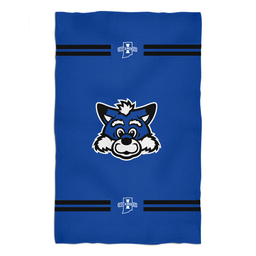 Indiana State Sycamores Vive La Fete Game Day Absorvent Premium Blue Beach Bath Towel 51 x 32" Logo and Stripes" - Vive La Fête - Online Apparel Store