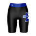 Indiana State Sycamores Vive La Fete Game Day Logo on Thigh and Waistband Black and Blue Women Bike Short 9 Inseam"