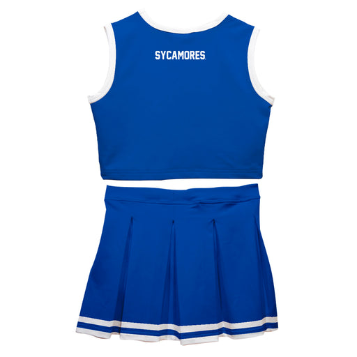 Indiana State Sycamores Vive La Fete Game Day Blue Sleeveless Cheerleader Set - Vive La Fête - Online Apparel Store