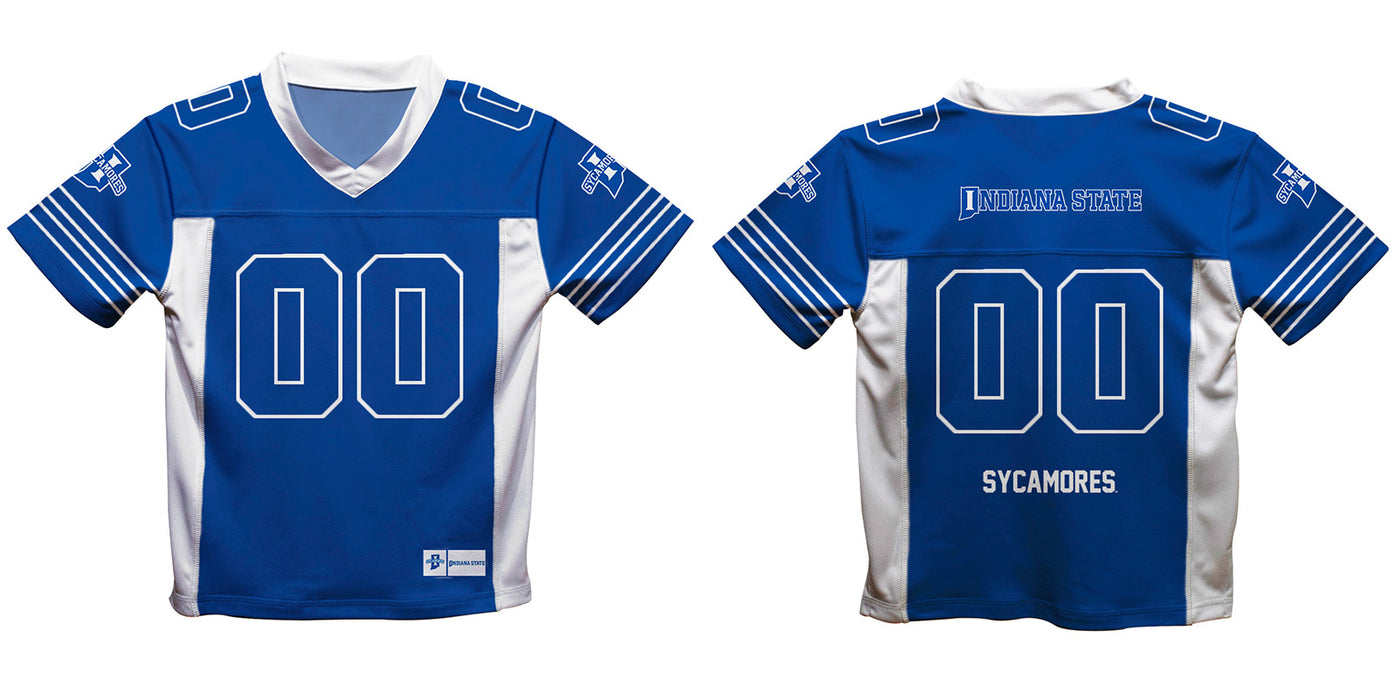 Indiana State Sycamores Vive La Fete Game Day Blue Boys Fashion Football T-Shirt - Vive La Fête - Online Apparel Store