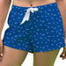 Indiana State Sycamores Vive La Fete Game Day All Over Logo Women Blue Lounge Shorts