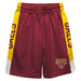 Iona College Gaels Vive La Fete Game Day Maroon Stripes Boys Solid Gold Athletic Mesh Short