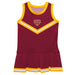 Iona College Gaels Vive La Fete Game Day Maroon Sleeveless Cheerleader Dress