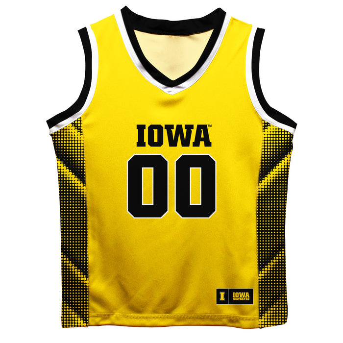 Iowa Hawkeyes Vive La Fete Game Day Gold Boys Fashion Basketball Top