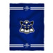 Indiana State University Stripes Blue Fleece Blanket - Vive La Fête - Online Apparel Store