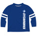 Indiana State University Stripes Blue Long Sleeve Tee Shirt - Vive La Fête - Online Apparel Store
