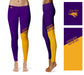 Northern Iowa Panthers Vive la Fete Game Day Collegiate Leg Color Block Women Purple Gold Yoga Leggings - Vive La Fête - Online Apparel Store