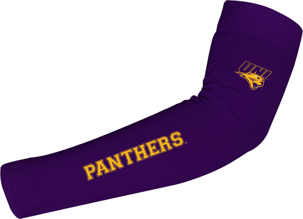 Northern Iowa Panthers Vive La Fete Toddler Youth Women Game Day Solid Arm Sleeve Pair Primary Logo and Mascot