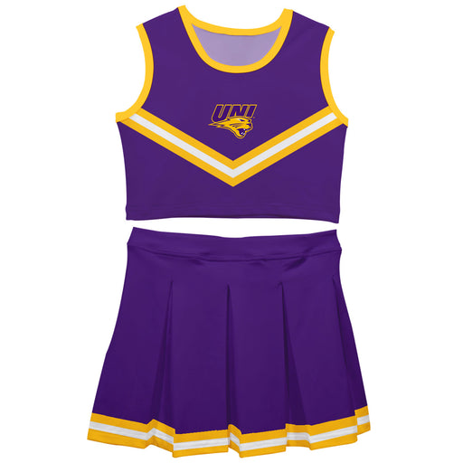 Northern Iowa Panthers Vive La Fete Game Day Purple Sleeveless Cheerleader Set