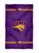Northern Iowa Panthers Vive La Fete Game Day Absorbent Premium Purple Beach Bath Towel 31 x 51 Logo and Stripes